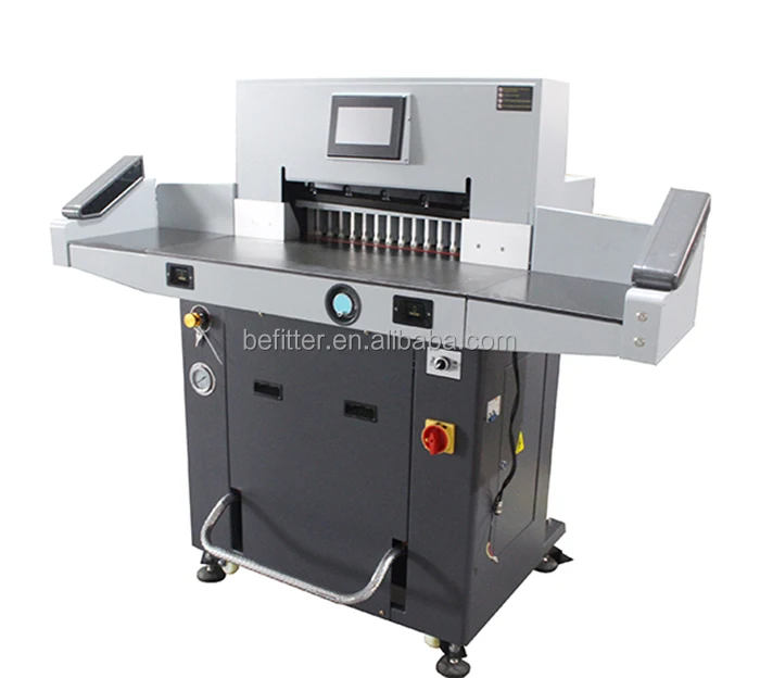 H720RT Hydraulic guillotine paper cutter cutting Machine with side table & air pump & air ball