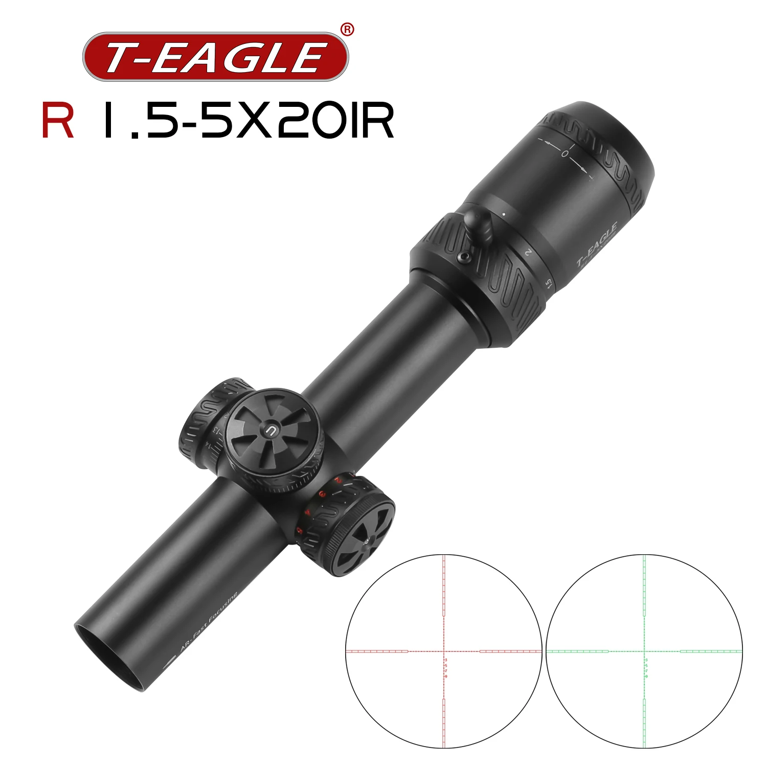 4x Magnification Binoculars Crosshair Pattern Telescopic Sight Red Dot Sight Waterproof Scope Mount Hollow Bar Wire Reticule