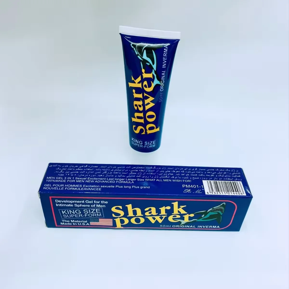 High Quality Adult Products Regain Confidence Male With Topical Massage Augmentation Shark Power Cream Body Care Cream For Men