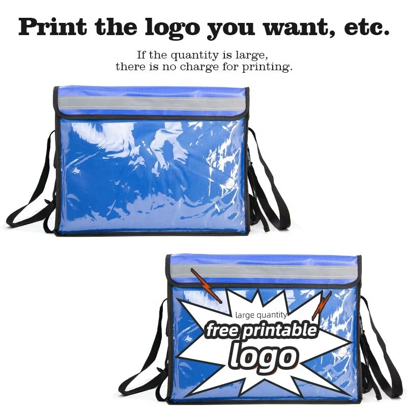 Large Pizza Insulated Thermo Box For Food Delivery Bike Motorcycle