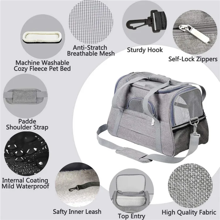 pet carrier bag pet cages carriers Cat Dog backpack breathable pet bags