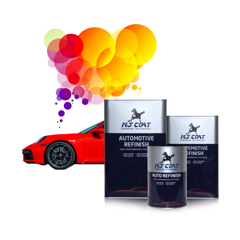 
Car paint base coat top coat fast dry 