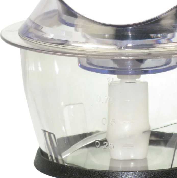 Food shredder With 1.0L PC Cup for mincing and mixing meat, fruits and vegetables for easy and safe one-click operation