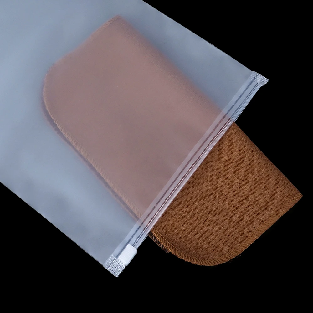 Custom Your Own Packaging Bags Frosted Shipping with Zip Lock Zipper Top and Screen Printing for Socks Underwear Shoes