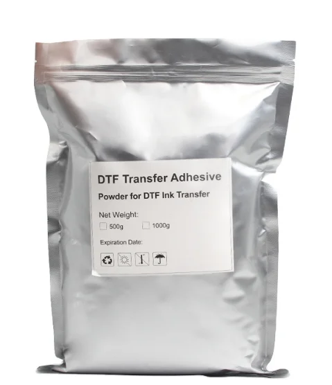 Supercolor PET DTF термоплавкий клей черный порошок 1 кг/пакет шейкер DTF PU для переводного принтера DTF