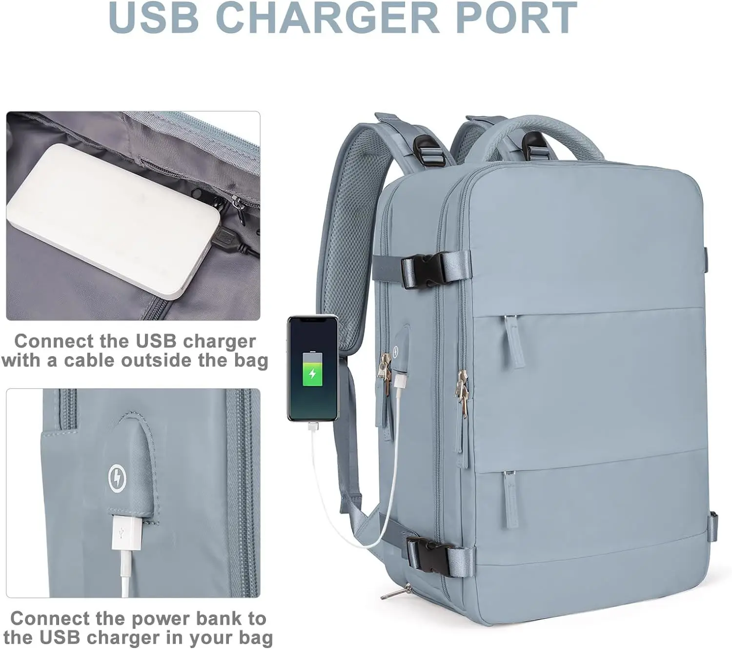 Men Women Fashion Custom Business Waterproof School Hiking Travel Laptop Backpack Outdoor Daily Bag