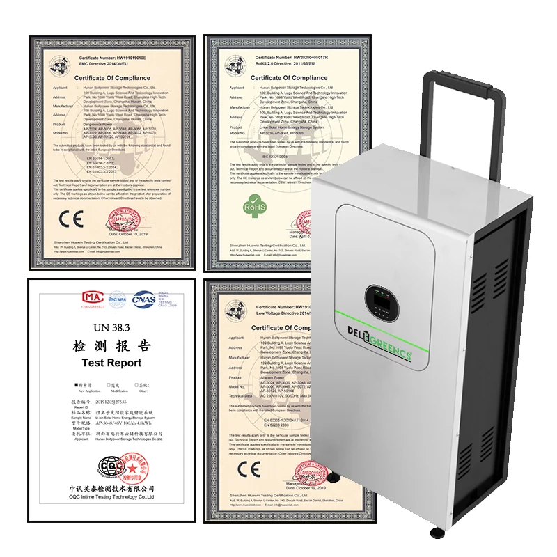Energy storage system 4.8kwh on grid 3 Phase Camera Powered lithium iron