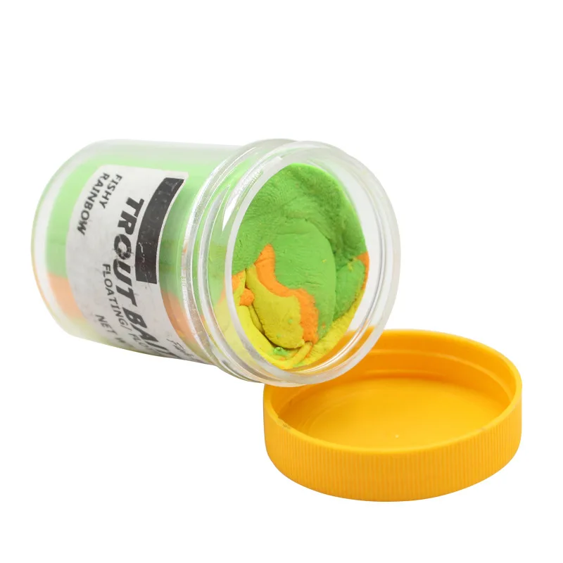 52g Garlic Flavor Powerbait Floating Fish Salmon Trout Fishy Smell Plastic Soft Bait lure Fishing Attractants Scents