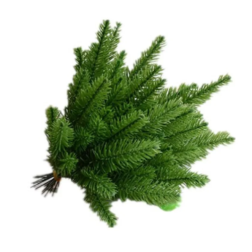 Artificial  Plants Christmas tree pine needles trifurcate shooting props DIY Christmas decorations