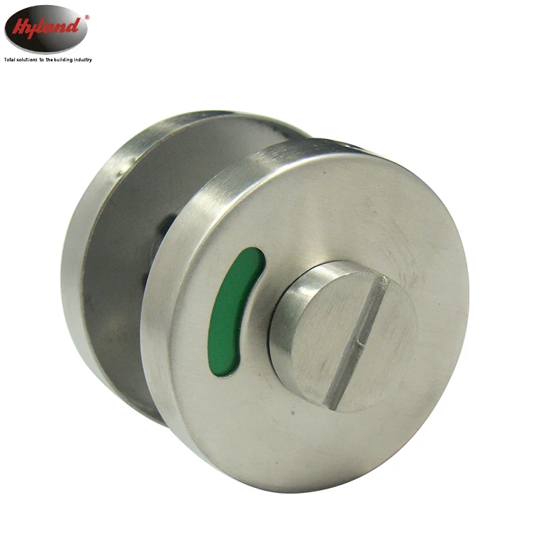HYLAND OEM  door hardware Coin Operated Toilet Door Lock bathroom indicator lock stainless steel public toilet lock 53x12mm