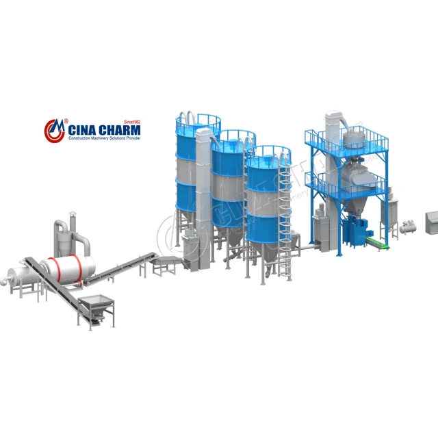 New designed factory price 15T/H Automatic Ceramic Tile Adhesive Mortar Production Line for sale