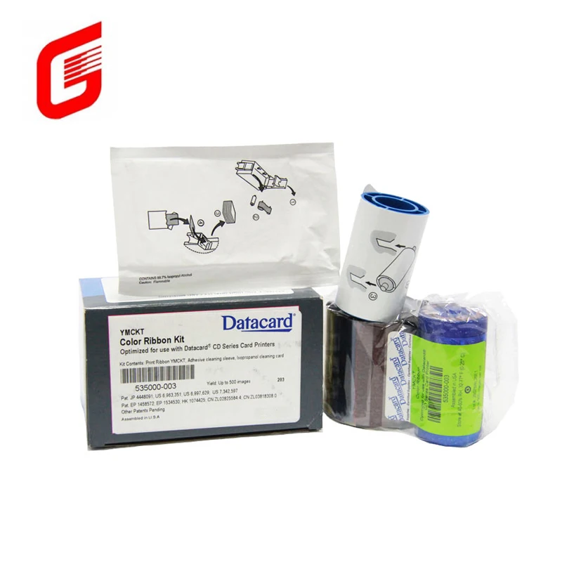 535000-003 YMCKT Compatible Ribbon for Datacard CD800 CD820 CP40 CP40Plus CP60 CP60Plus CP80 CP80Plu