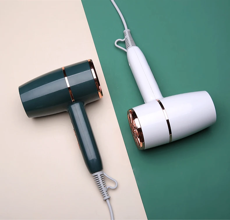 Wisdas NEW Design 1000W Professional Hair Dryer Travel Dryers Salon Powerful Blow Dryers with Diffuser