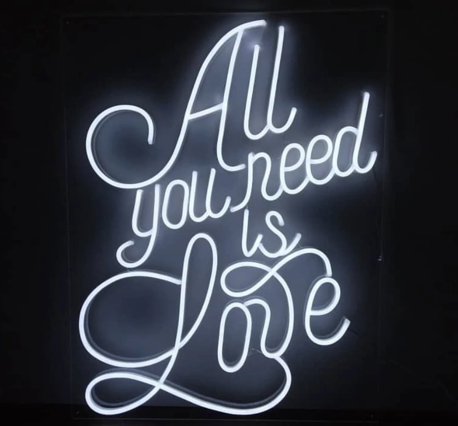 Koncept Drop Shipping 24inch This is my happy place neon light custom Neon Light Advertising Custom LED Neon Sign