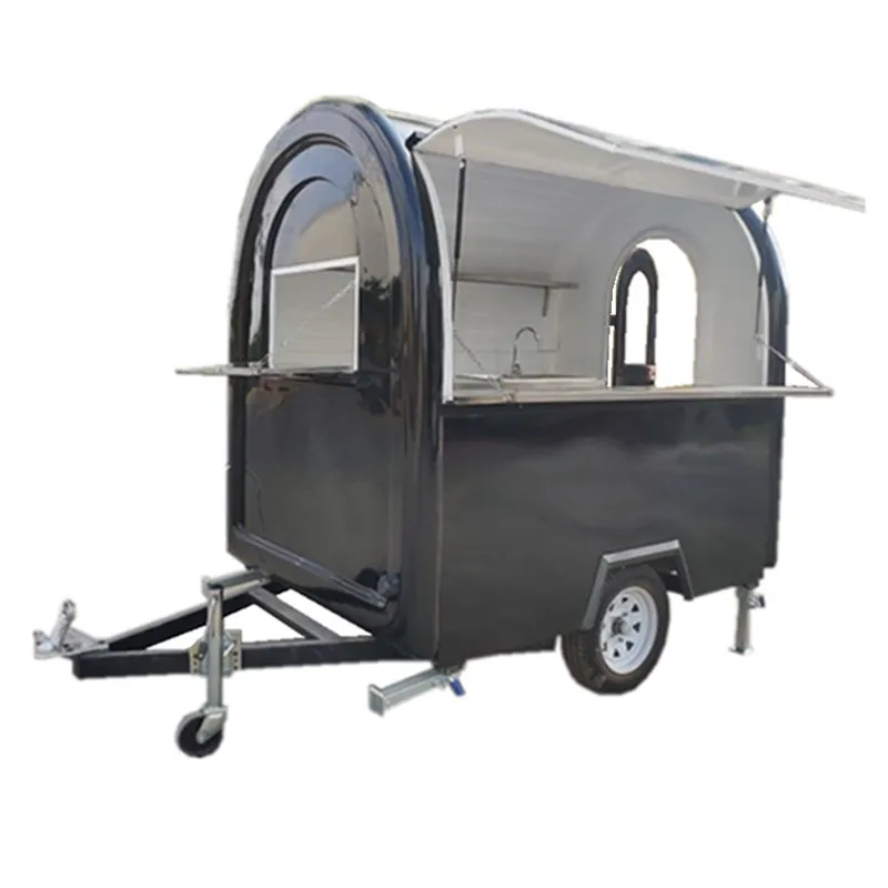High Quality Food Trailers Fully Equipped Usa Hotdog Ice Cream Mobile Food Truck