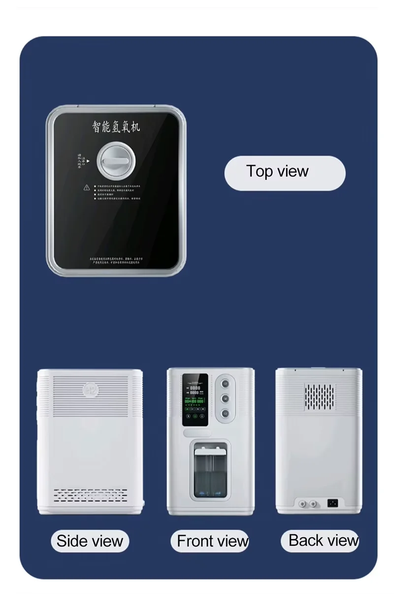 450ml-3000ml/Min Hydrogen Generator products  Low noise hydrogen inhalation machine