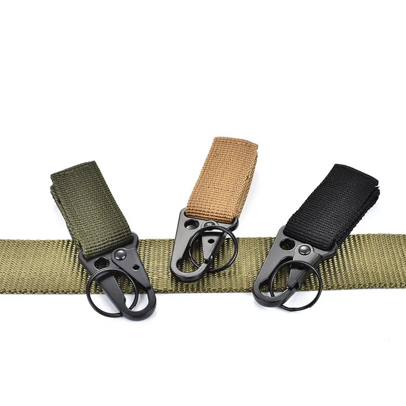 Outdoor Tactical Nylon Webbing Buckle Multi-functional Carabiners Eagle Hook Buckle