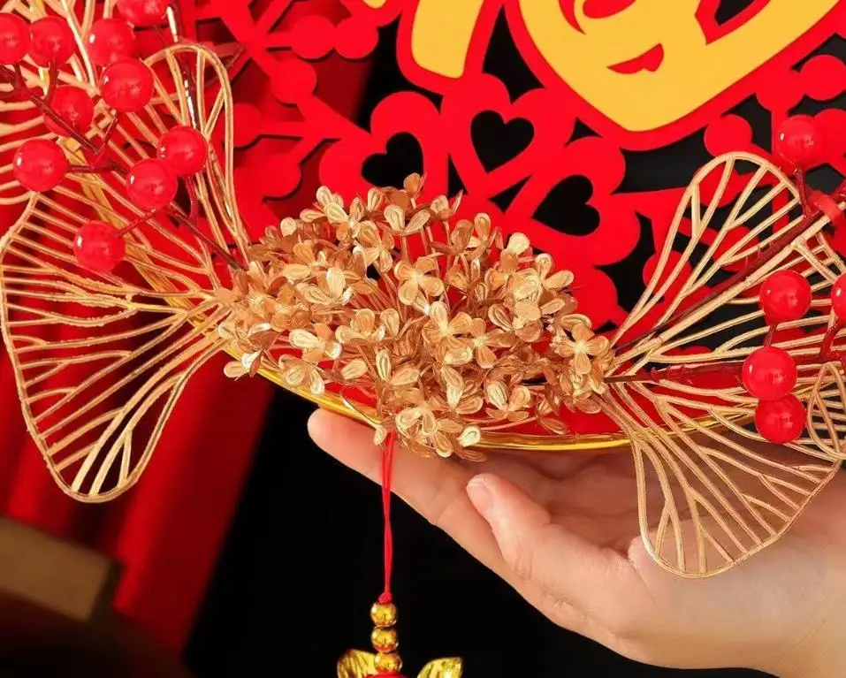 Chinese New Year Ornament Lucky Chinese Fu Hanging Tassel Pendant Spring Festival New Year Tree Door Wall Decorations Acrylic