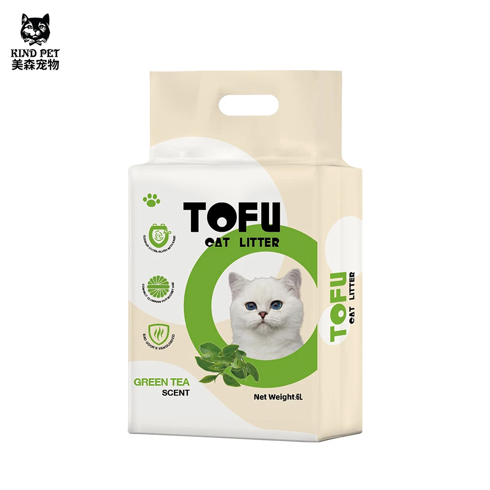 Buy Cat Litter Tofu Manufacturer Soluble Cats Toilet No Dust Low Dust Soya Green Peas Granule Arena Para Gatos Cat Litter