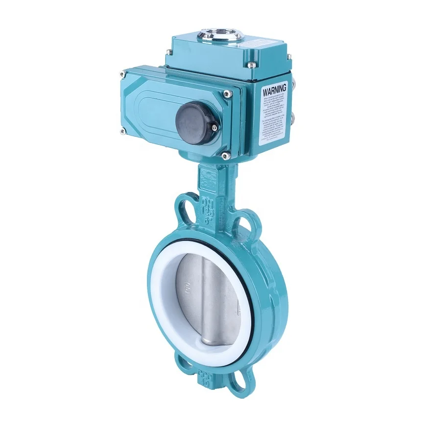 High Performance Cast Iron Wholesale Actuated Stainless Steel Lug Wafer Electric Pneumatic Butterfly Valve