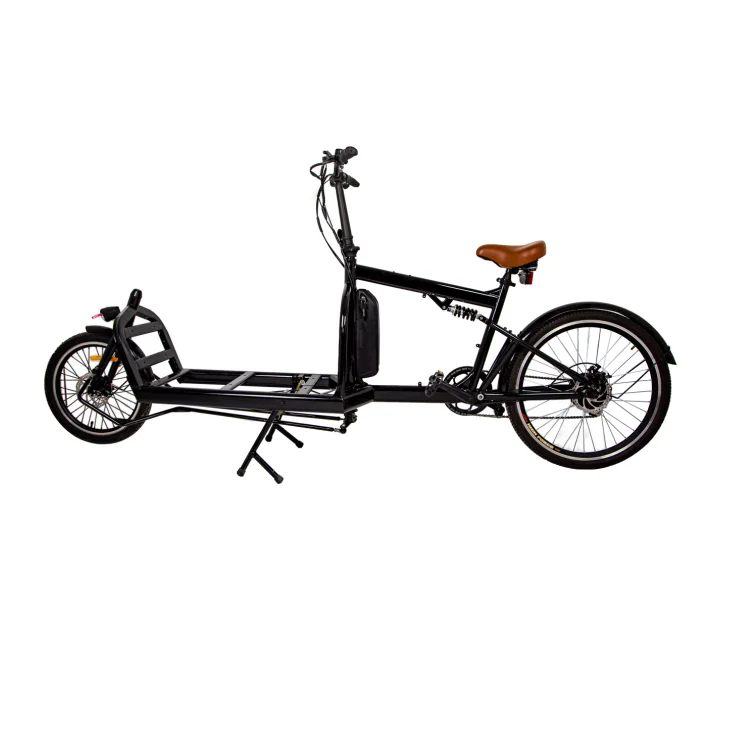 
wholesale custom 250w two wheels front load electric cargo bike bicycle for kids family and short distance delivery 