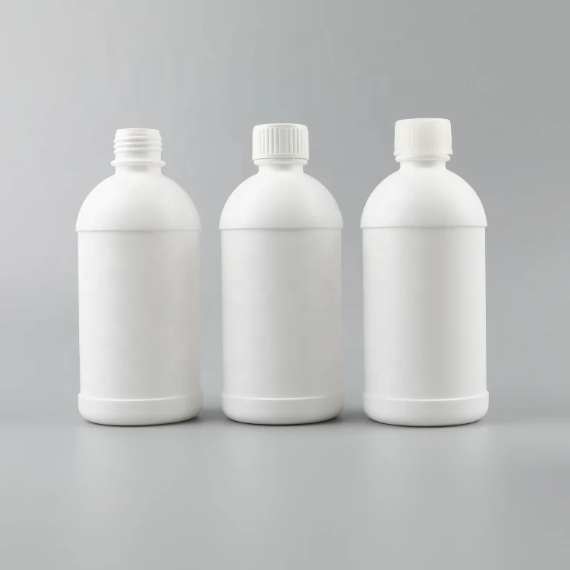 Wholesale Hot Filling HDPE Plastic Bottles For Liquid Mineral Water Beverage Drinking Bottle With Screw Cap
