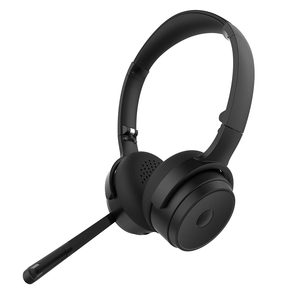 Honsenn Noise Cancelling Headphones Office Headset ANC ENC Call Center Mute Headphones with Boom Mic