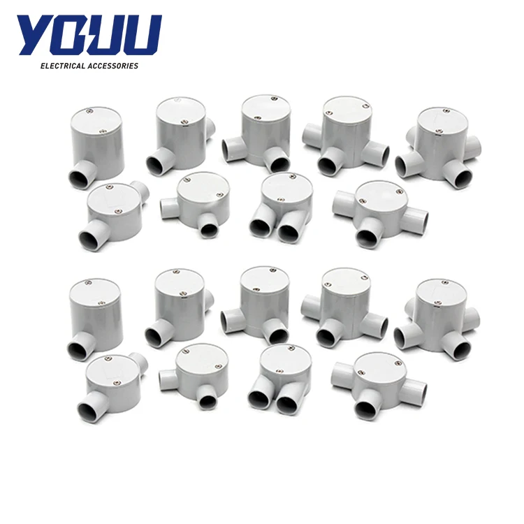 Hot Selling Electrical PVC Junction Boxes Free From Weather
