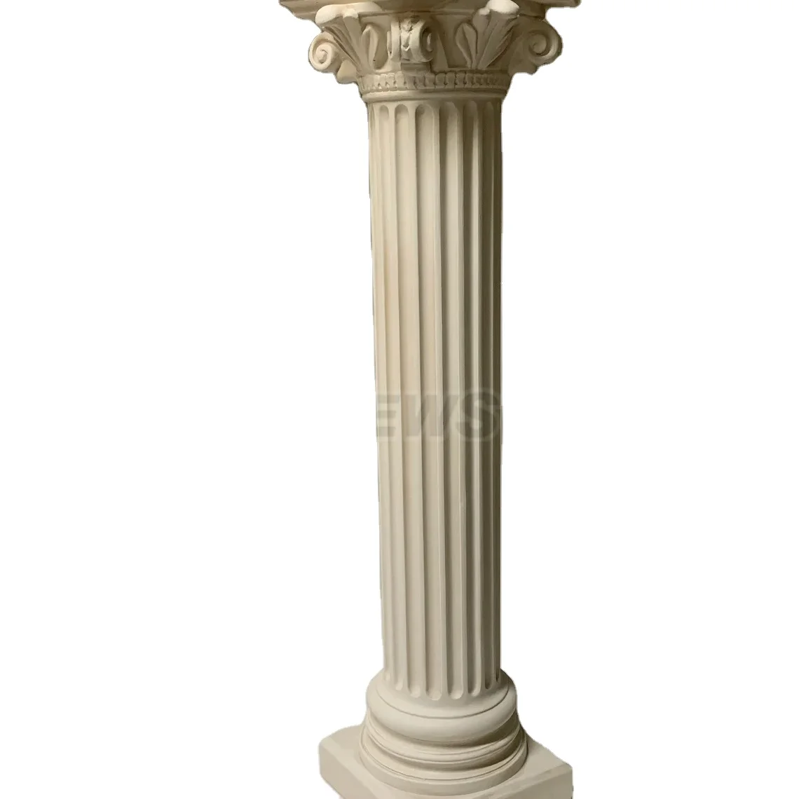 Newstar Customized Marble Stone Column Solid Stone Carving Pillars White Marble Stone Roman Column for Sale