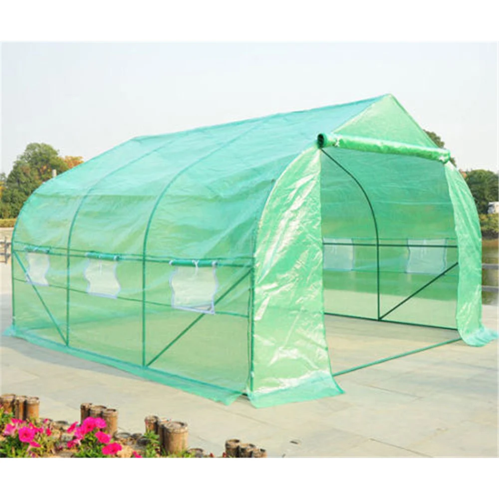 Agricultural Garden Outdoor Yard Walk-In Polytunnel Tunnel Greenhouse Green House Growing Tent Hothouse Plant Growing Warm House