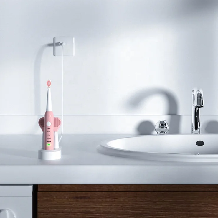 New Design With Different Brush Heads Automatic Sonic Electric Toothbrush Facial Cleansing Brush