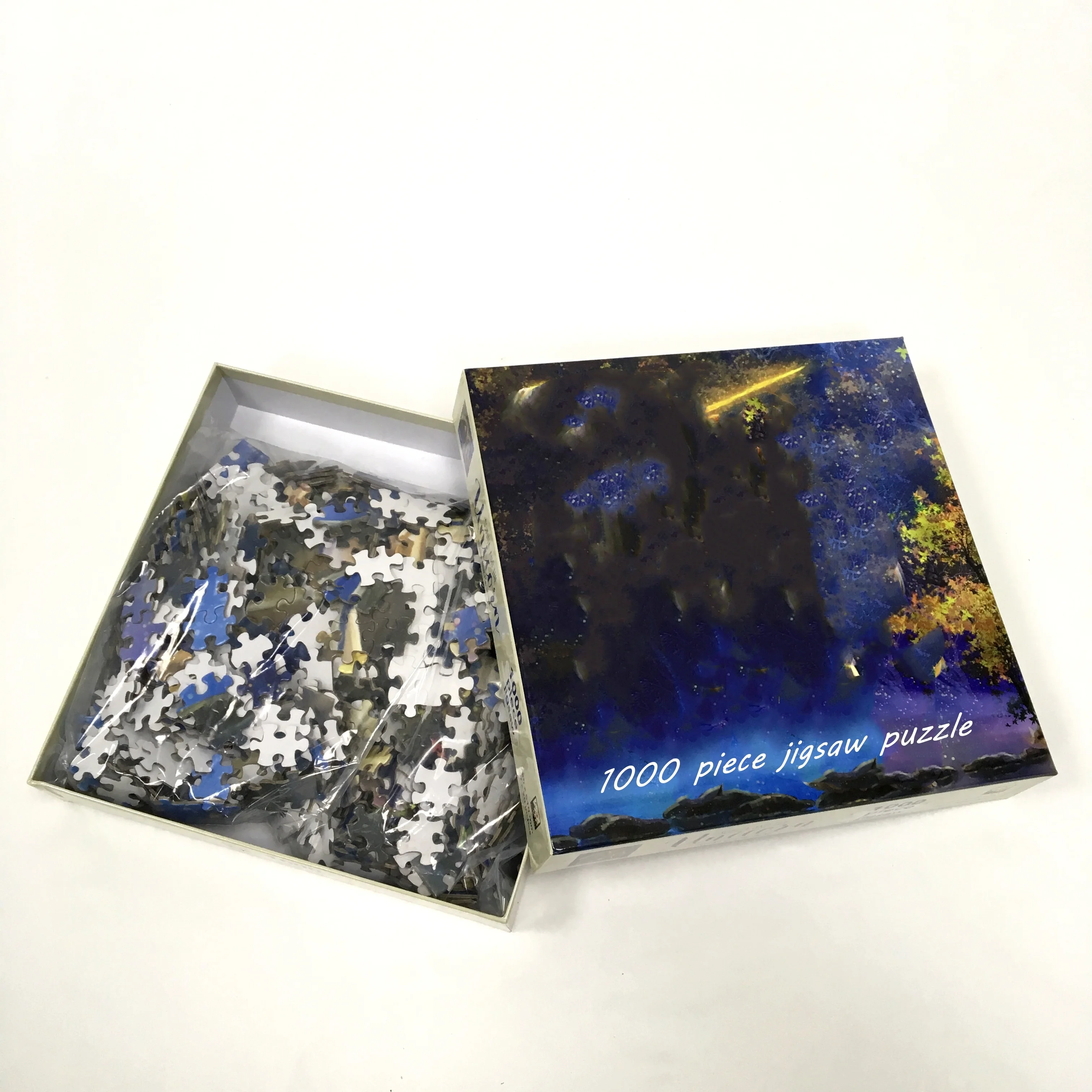 
high quality custom puzzle factory price 1000 piece cardboard large jigsaw puzzle for adults 