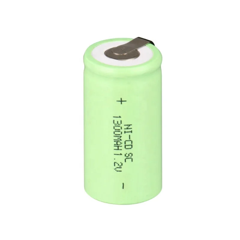 1.2V 1300mAh Sub C SC Ni-MH Rechargeable Battery Nickel Metal Hydride Batteries
