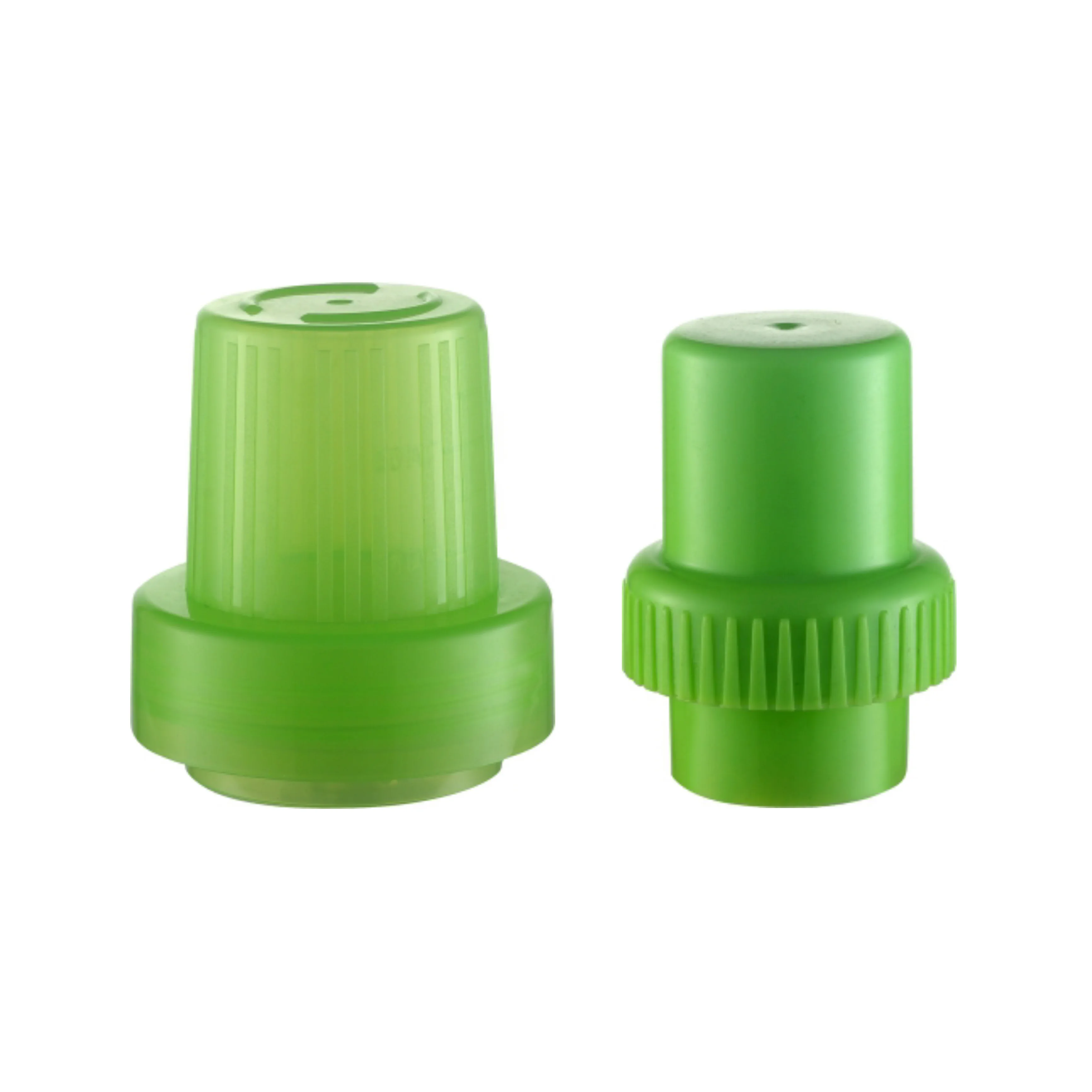 36mm 58mm PP Plastic Laundry Detergent Measuring Cap Green Bottle Cap