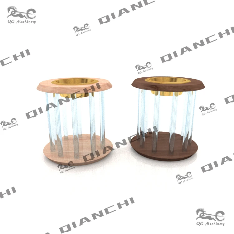 Оптовая продажа, Высококачественная деревянная курильница, акриловая двухслойная курильница, курильница