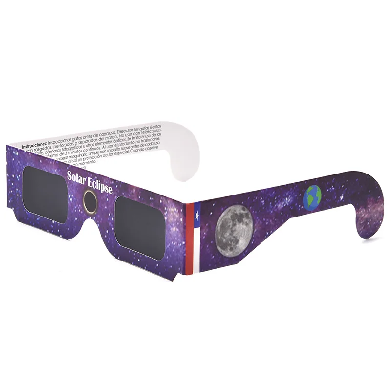 DOISYER IOS Certified Solar Eclipse Glasses Customized Solar Eclipse Viewing Plastic Glasses Solar Eclipse Glasses Wholesale