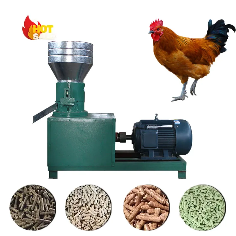 Farms use household small manual pelletized poultry livestock animal feed pellet machine mill for poultry livestock granulator