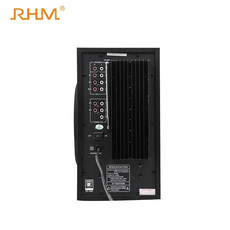 RHM Professional Active Speakers System 3.1 Home Theater  Speakers
