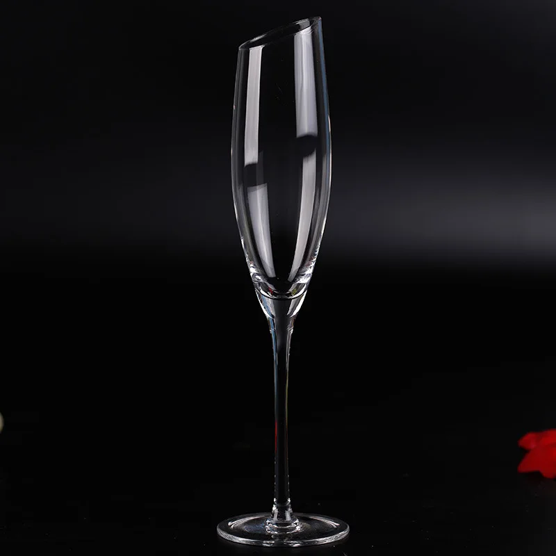 Wholesale Luxury Lead-free Crystal 180ML Goblet Red White Wine Glasses Champagne Glass Cup