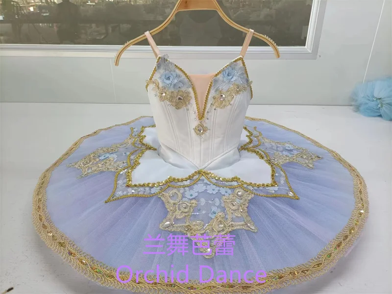 Fine Workmanship 12 Layers Competition Performance Wear Professional Adult Girls Women Light Lilac Ballet Tutu Dress