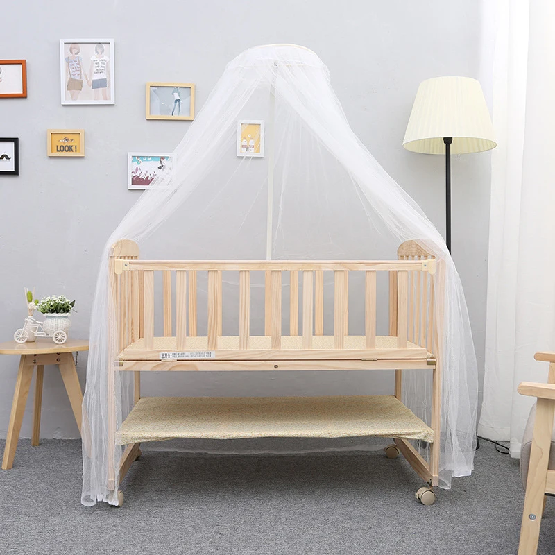 Noval Eco-friendly Material Cunas De Madera Para Baby Bed Cribs Set