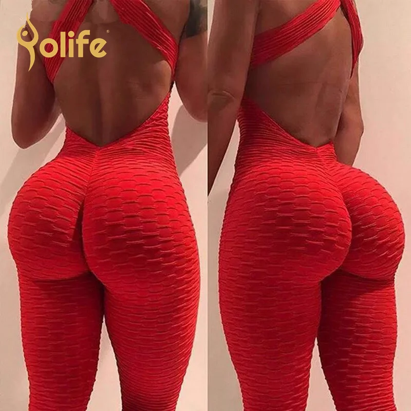 
2021 crossfit clothing women brazilian fitness playsuit jumpsuit activewear seamless jumpsuit athletic apparel manufacturers 