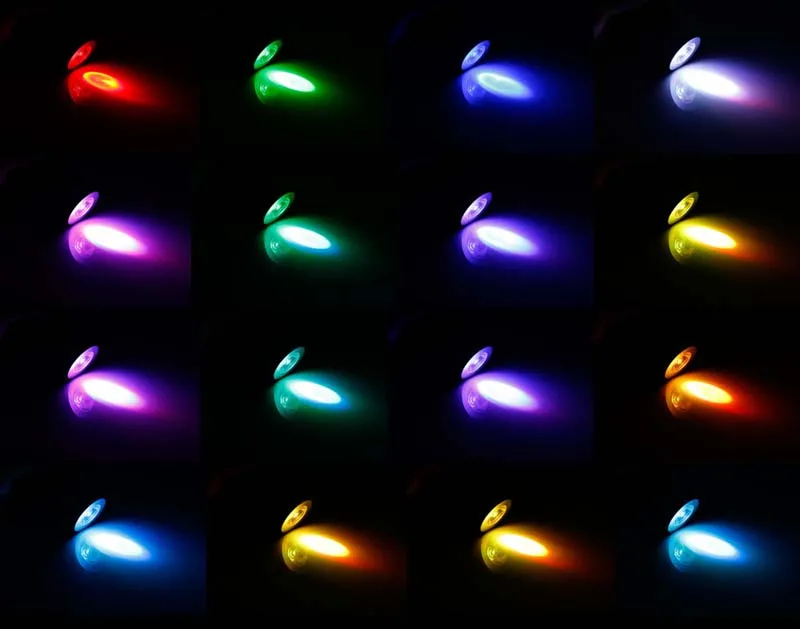 Mix Colors Changing E27 E14 GU10 Spotlight rgb led spot light 3W Nightclub led lights spot lights
