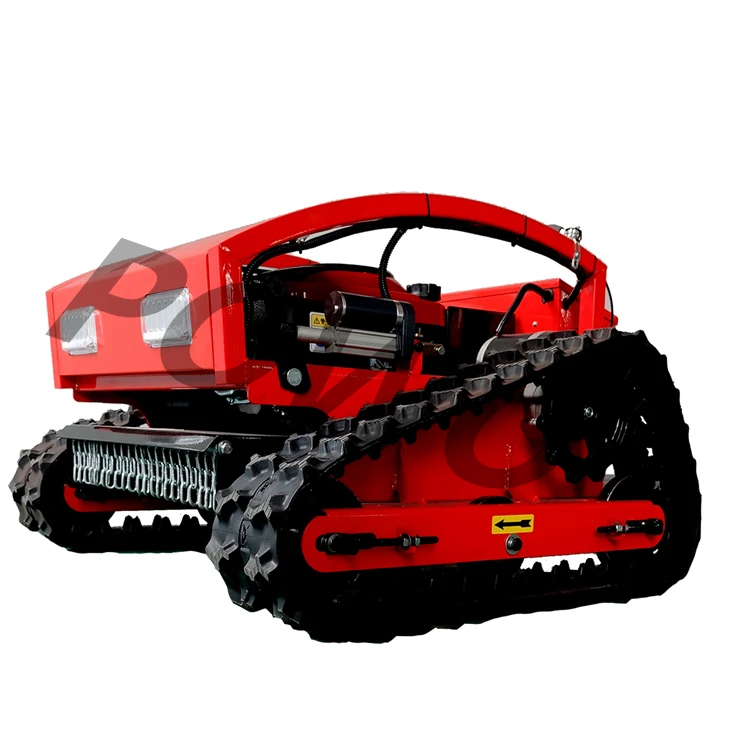 Electric Slope Zero Turn Gasoline Track Crawler Remote Control Robot Lawn Mower