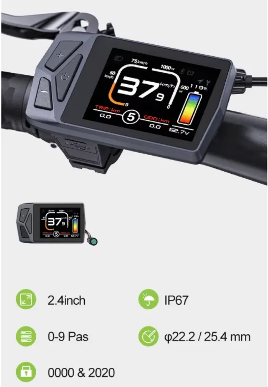 Updated E Bike Kit Tongsheng Mid Motor Kit 48v 750w Tsdz8 Mid Drive Conversion Kit with battery