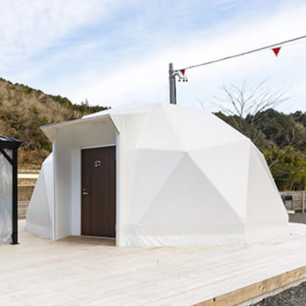 Dome Geodesic Tent 10-500 Person Camping Family Party Wedding Full Size Tent with Transparent fence Dome Tent For all season