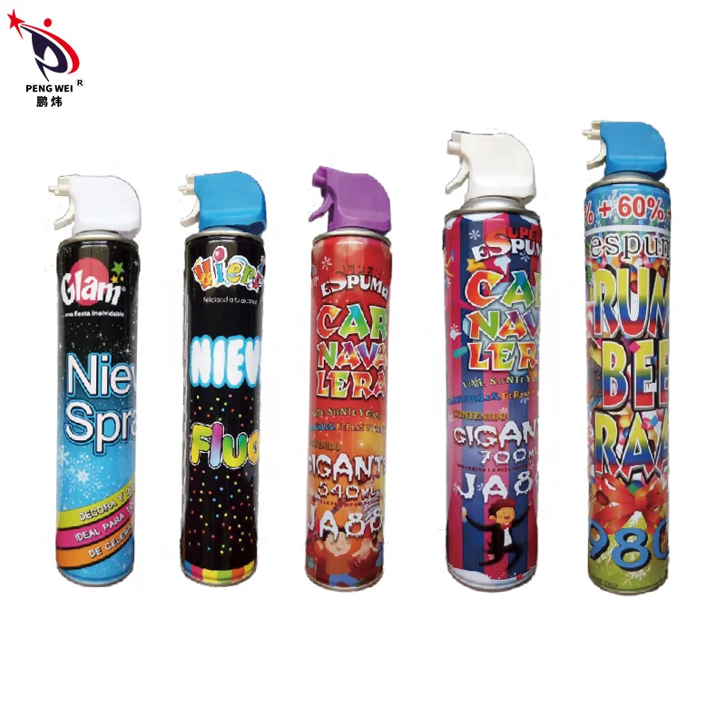 Color Party Trigger Foam Snowflake Spray Christmas Wedding Decoration Artificial Simulation Snow Spray