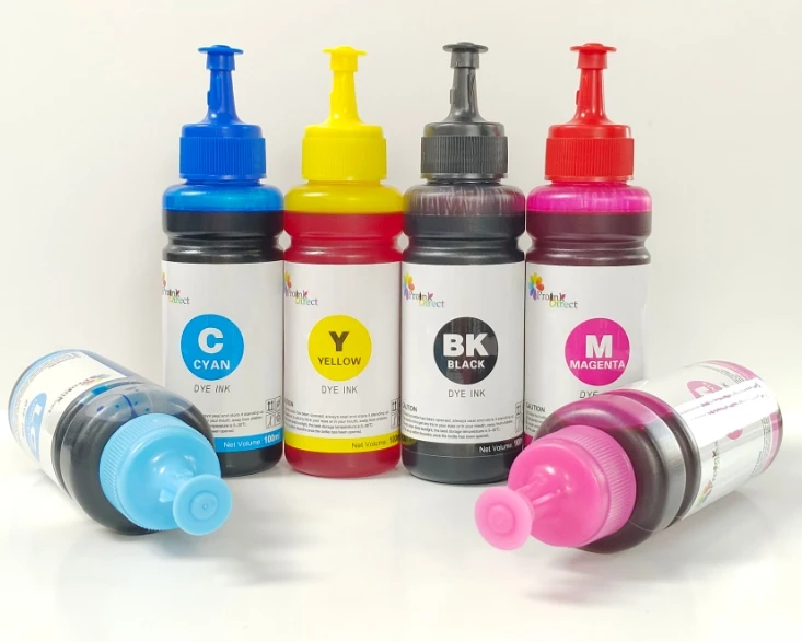 Factory wholesale price 6 colors dye ink refill ink 100ml for Epson printer water-based ink for inkjet printer