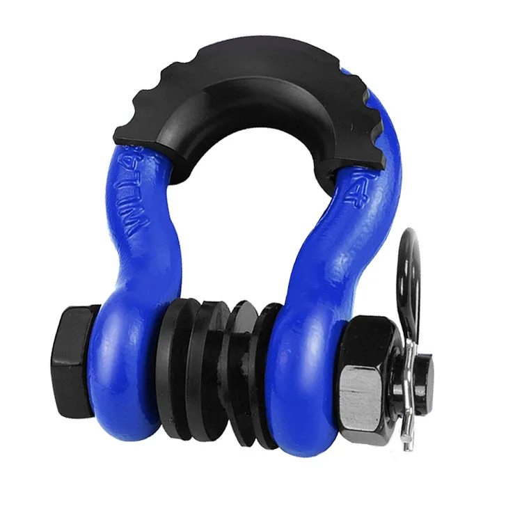 Heavy Duty 4.75T Forged D Ring Bow Shackle Towing Shackles