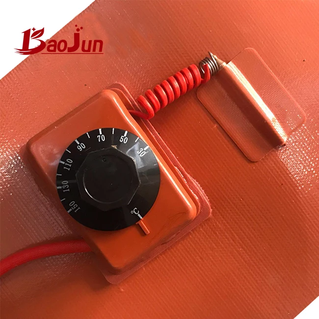 Electric Silicone Rubber Heating Band 12V Heat Plate with Plug Heater